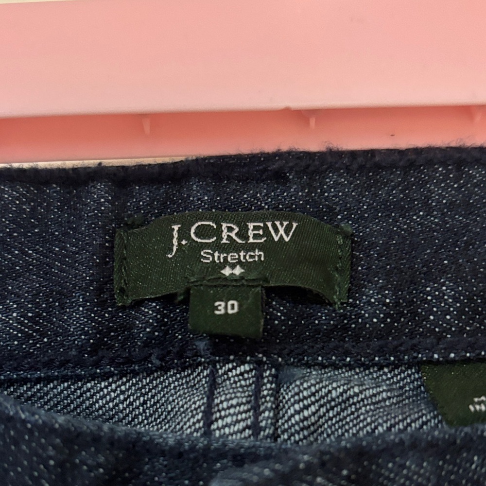 J. Crew Women’s Toothpick Stretch Denim Indigo Jeans - Picture 2 of 5